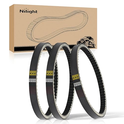 Nilight Go Kart Drive Belt 40 Series Torque Converter Belt Replacement for Comet 203785A Comet 203785 MANCO 12346 40 Series, 3 Pack - size: For Manco 12346 Comet 203785, 3PCS