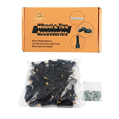 50Pcs TR1520 Snap-in TPMS Tire Valve Stems, Fits 0.453" Rim Holes - size: TPMS
