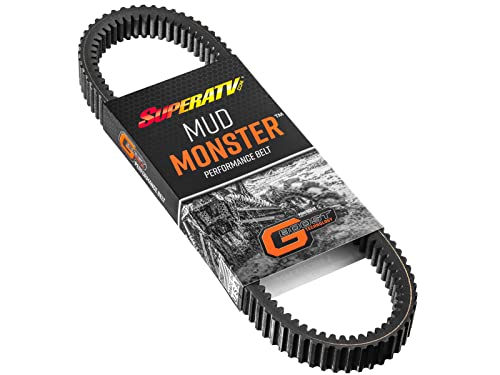 SuperATV Mud Monster CVT Drive Belt Compatible with Kawasaki Teryx KRX 1000: 2020+, OEM Replacement, Mud-Specific, Smooth Engagement, Extended Lifespan, Increased Shock Load Resistance