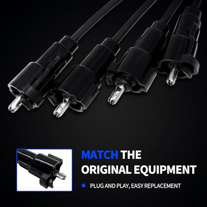 Ignition Spark Plug Wire Set Compatible with 1997-2001 Toyota - style: 90919-22386