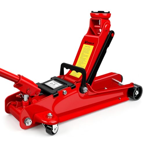 2.5 Ton 5500 LBS Low‑Profile Hydraulic Floor Jack, Single Piston Pump
