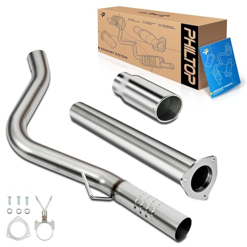 PHILTOP Cat-Back System Fit for 2004-2012 Chevrolet Colorado - size: 2004-2012 Chevrolet Colorado