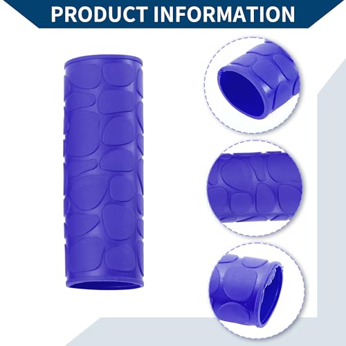 1 1/8" / 29mm 1 1/8" / 29mm Motorcycle Hand Grips Cover Kit Non Slip Rubber Handlebar Grips for Motorcycle Scooter Bicycle ATV Blue 1 Set - color: Blue