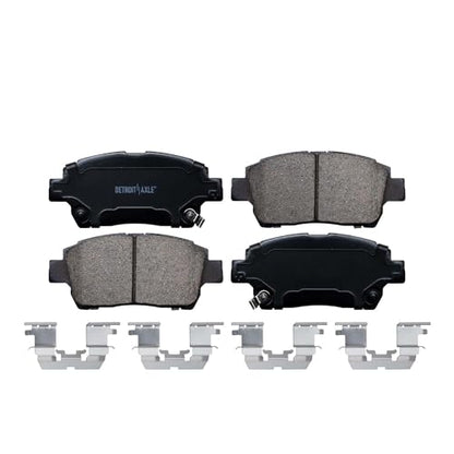 Detroit Axle - 6pc Front Brake Kit for 2012 2013 2014 2015 Scion iQ [Base] - size: 6PR63029/KIT
