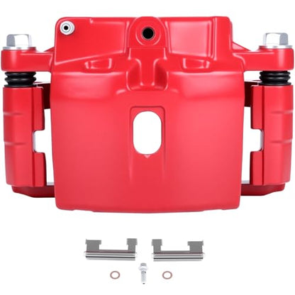 cciyu Front Left/Rear Right Disc Brake Caliper 18-B4729 With Bracket - size: Front Left[18-B4729]