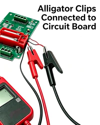 Digital Clamp Meter, 6000 Counts, Measures High AC/DC Current 600A, 600V AC/DC Voltage, Multimeter, Voltage Meter, Backlit Display, Amp Meter, Electrician Tools, with Alligator Clips