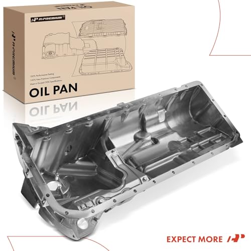 A-Premium Engine Oil Pan Sump with Drain Plug