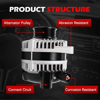 Alternator 11150 130A for Odyssey 2005-2007/Ridgeline 2006-2008 - size: 11150