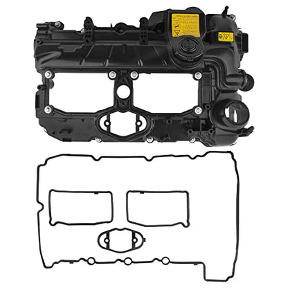 BOXI Engine Valve Cover Cylinder Head Cover with Bolts and Gasket for BMW N20 228i 320i 328i 428i 528i xDrive X1 X3 X4 X5 Z4 2012-2018 2.0L L4 | Replaces 11127588412