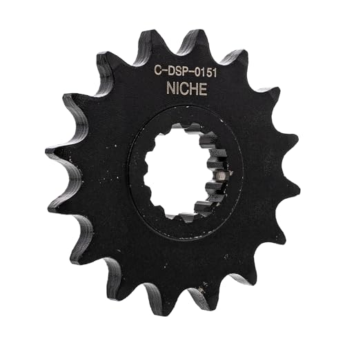 NICHE Drive Sprocket Chain Combo for Yamaha YZF R1 Front 16 Rear 43 Tooth 530HZ Standard 114 Links - size: Standard Chain