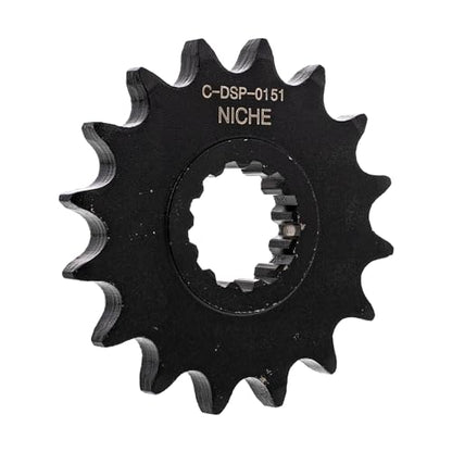 NICHE Drive Sprocket Chain Combo for Yamaha YZF R1 Front 16 Rear 43 Tooth 530HZ Standard 114 Links - size: Standard Chain