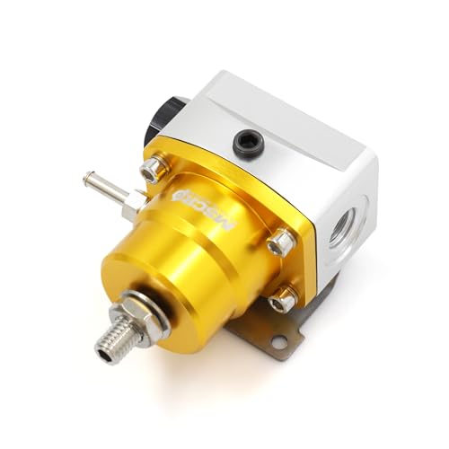 Universal EFI Fuel Pressure Regulator Kit with 0-160psi Fuel Pressure Gauge - color: GLOD