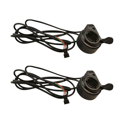 2Pcs Thumb Throttle Speed Control, 7/8inch Universal E-Bike Thumb Throttle