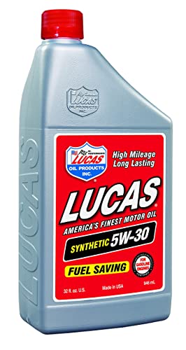 Lucas Oil 10049 SAE 5W-30 Synthetic Motor Oil -, 1 Quart (32 Ounces) (Pack of 2) - size: 1 Quart Bottle (Pack of 2), style: 1 Pack