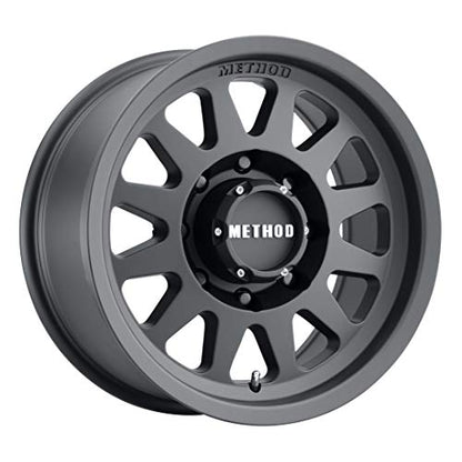 Method Race Wheels 704 Matte Black 17x8.5" 8x6.5", 0mm offset 4.75" Backspace, MR70478580500 - color: Matte Black, size: 17x8.5 inches, 8x6.5, 0/4.75"