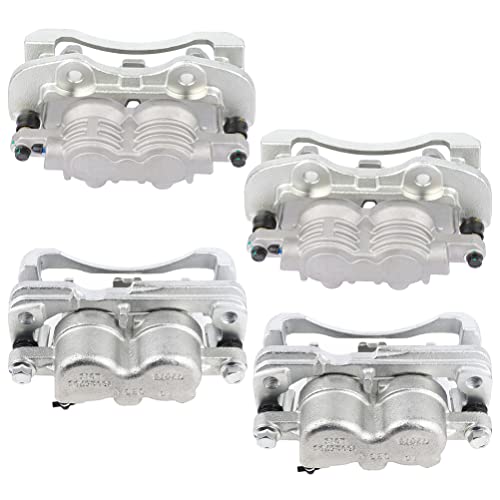 ECCPP Front & Rear Disc Brake Calipers w/Bracket - size: Front & Rear[18-B4729 18-B4728 18-B4764 18-B4765]
