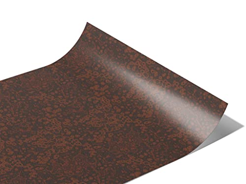 Rwraps Auburn Polution Rust Matte Vinyl Film Wrap 59in x 1ft Vinyl Vehicle Car Film Sheet Roll - color: Auburn Polution Rust Matte, size: 59in x 1ft W/ Application Card