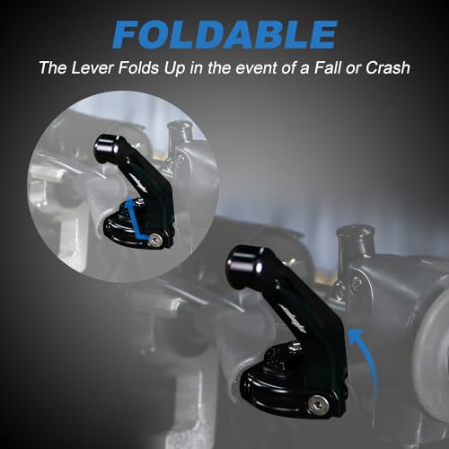xitomer CNC Motorcycle Adjustable Brake Clutch Levers Fit for KLR650 Gen3