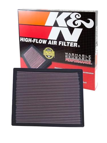 K&N High-Flow Original Lifetime Engine Air Filter: Washable, 33-2139