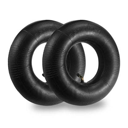 (2 PACK) 4.10/3.50-4 Inner Tube with TR-87 Bent Valve Stem,Replacement for Hand Trucks, Dolly, Lawn Mowers, Wheelbarrows, Generators, Utility Carts - size: 4.10/3.50-4