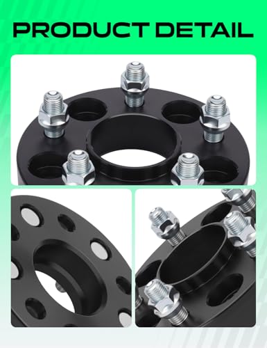 YHTAUTO 5x4.75 Hub Centric Wheel Spacers 1 Inch for Buick, Cadillac, Chevy