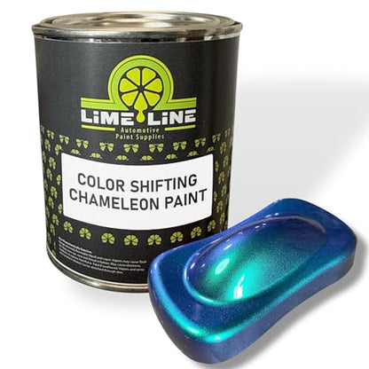 LiME LiNE Chameleon Color Changing Urethane Basecoat: Ready to Spray: (Green, Purple, Blue) 1 Pint - color: Green, Purple, Blue