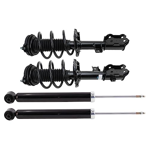 TRQ Front and Rear Complete Strut Assembly & Shock Absorber Kit Complete - style: SKA27996