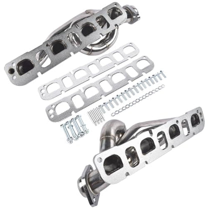 Exhaust Shorty Headers Manifold Replacement for Ram V8 5.7L 345