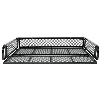 HECASA Universal Rear Cargo Basket Compatible with ATV Storage Rack Cargo Carrier Steel