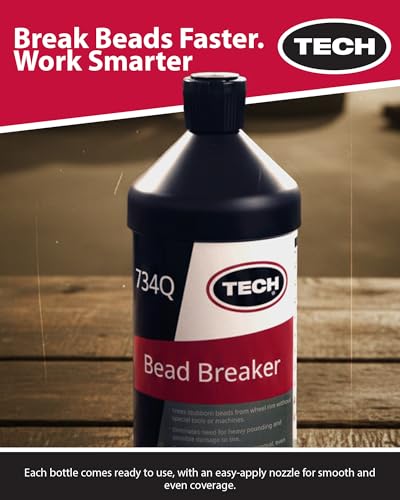Bead Breaker Tire Demounting Lubricant Frees Stubborn Tire Beads From the Rim, Quart