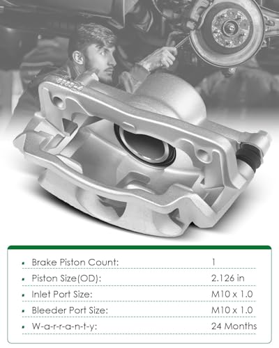 Front Left & Right Disc Brake Caliper Assembly for Civic 1996-2011