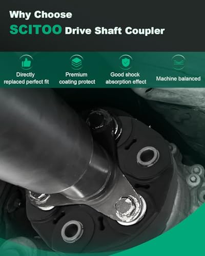 SCITOO 49130-2B000 Rear Drive Shaft Coupler Flex Joint Propshaft Coupling - size: Outer Diameter: 126 mm, 49130-2B000
