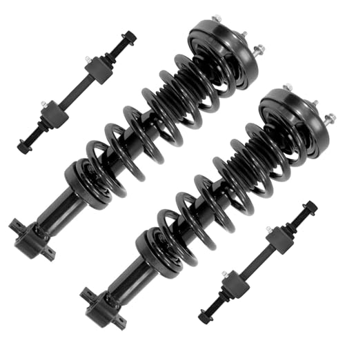 Detroit Axle - RWD Front Struts Sway Bar Links for 2015-2020 Ford F-150 - size: 4QS54014/ sway kit