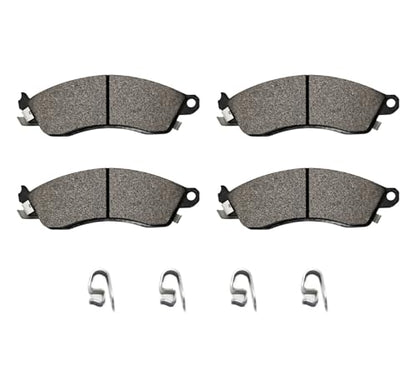 SATISFIED Ceramic Front Brake Pads D412 Fit For Chevrolet Camaro 1988-1991