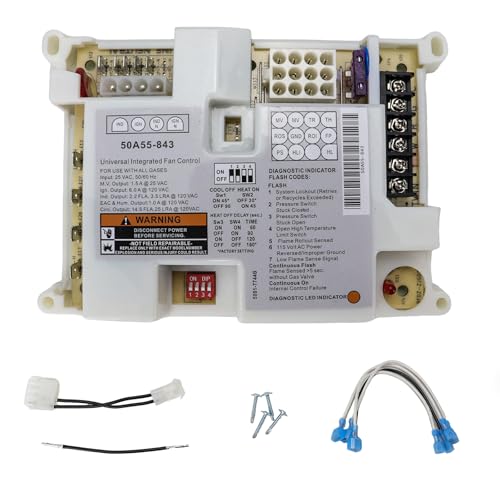 50A55-843 Furnace Control Board Furnace compatible with White-Rodgers
