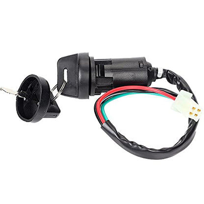 Ignition Key Switch with Cap for 50cc 70cc 90cc 110cc 125cc 150cc 200cc 250cc TaoTao SUNL ATV Dirt Bike Electric Scooter