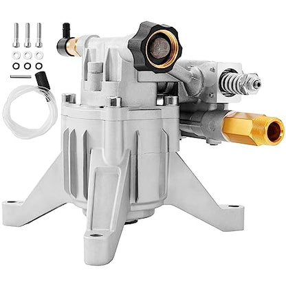 VEVOR Pressure Washer Pump, 7/8" Shaft Vertical, 2600 PSI, 2.5 GPM, Replacement Power Washer Pumps Kit, Parts Washer Pump, Compatible with Honda, Simpson, RYOBI, Briggs & Stratton, Subaru, Craftsman - style: 2.5 GPM