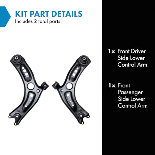 TRQ Front Lower Control Arm Set - style: PSA30316