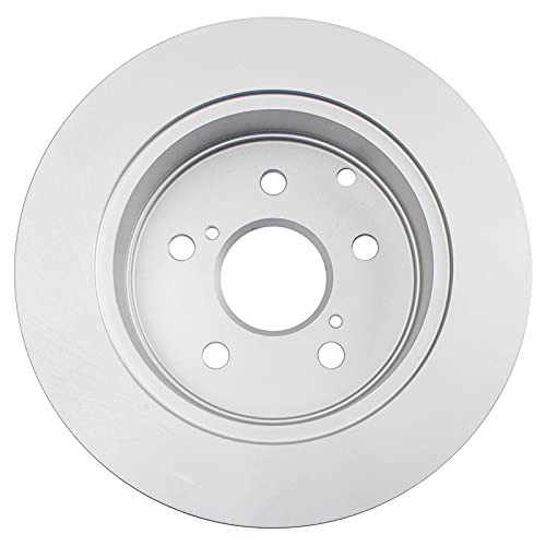 TRQ Front and Rear Brake Rotor Set G Coated - style: BRA15434