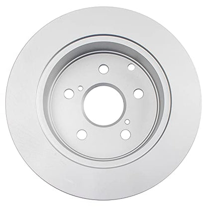 TRQ Front and Rear Brake Rotor Set G Coated - style: BRA15434