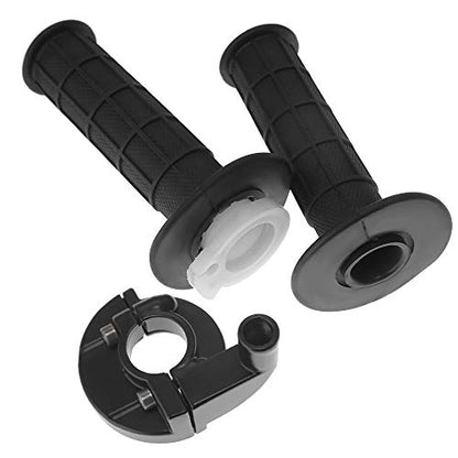 7/8'' 22mm Throttle Tube Handle Bar Grip Casing Set Replacement for Yamaha YZ80 YZ85 YZ100 YZ125 YZ250