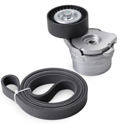 Serpentine Belt with Tensioner Kit #39298 49821 89631 - size: 2014-2023 for F-150