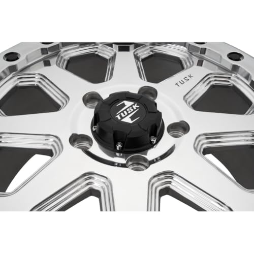 Tusk 5/114.3 (5/4.5) Uinta Beadlock Wheel - 15x7, 6.0+1.0, Polished - color: Polished