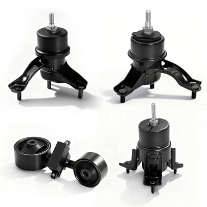 ENA Engine Motor and Trans Mount Set of 4 Compatible with Toyota 2002 2003 2004 2005 2006 Camry 2.4L Auto Trans Replacement for A4203 A4211 A4204 A4207 9211 9212 9148 9165