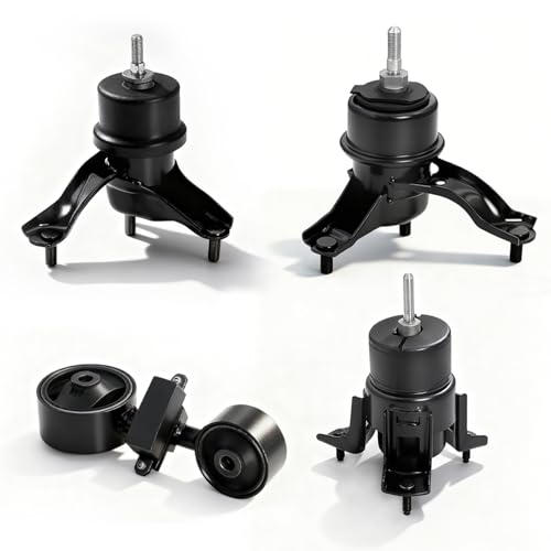 ENA Engine Motor and Trans Mount Set of 4 Compatible with Toyota 2002 2003 2004 2005 2006 Camry 2.4L Auto Trans Replacement for A4203 A4211 A4204 A4207 9211 9212 9148 9165
