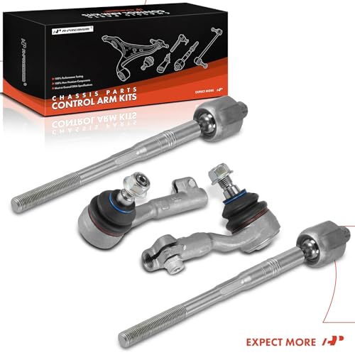 A-Premium Front Inner & Outer Tie Rod End Kit Fix Uneven Tire Wear