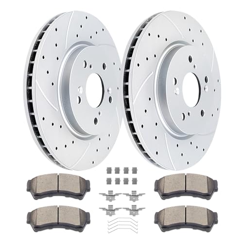 Acinoparts Front Brake Kit for Ford Fusion Mazda 6 Lincoln MKZ Zephyr - size: HMBK21902