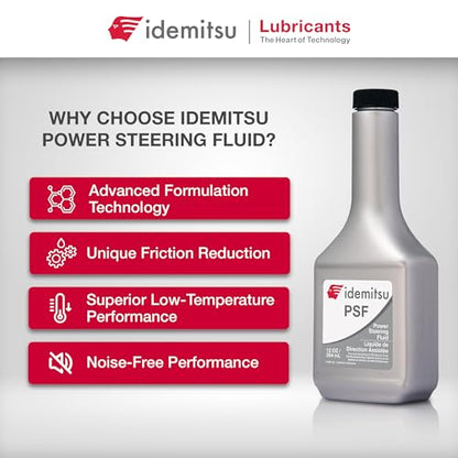 Idemitsu Power Steering Fluid – 12 oz, 3 Pack - size: 12 Fl Oz, Pack of 3