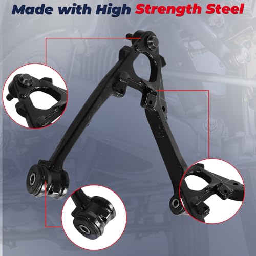 MOSTPLUS Front Suspension Upper Lower Control Arms Compatible With 2007-2013 Chevy Silverado GMC Sierra 1500 Yukon Cadillac Escalade 12pc Set - size: Front Suspension Kit-12pcs