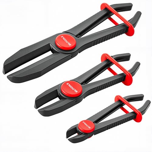 BILITOOLS 3pcs Hose Pinch Off Pliers Set, Straight Clamp Tool for Lines - size: 3-Piece, style: Straight